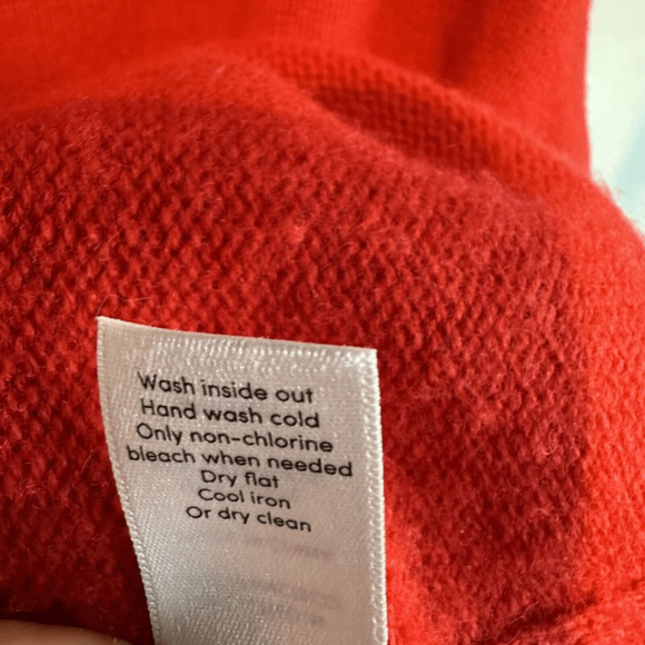 Athleta Perspective Wool Cashmere Blend Crew Neck Sweater XS Red - Picture 11 of 13